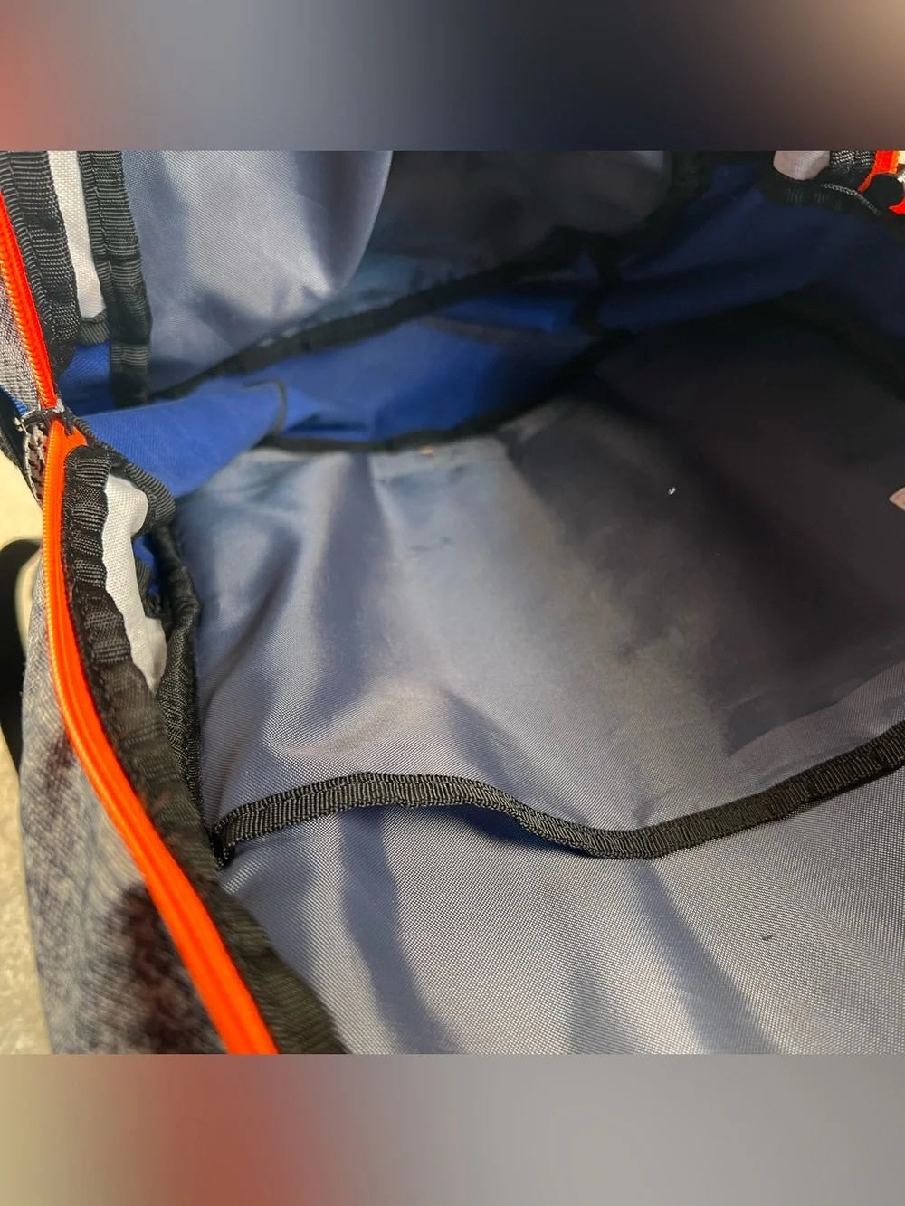 Adidas Backpack Heathered Black Blue
